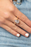 Paparazzi Ring ~ Vintage Engagement - Gold