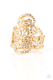 Regal Regalia - Gold Ring - Paparazzi Accessories