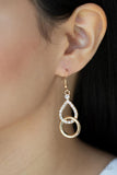 Red Carpet Couture - Gold Earrings